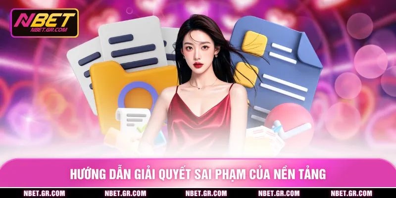 Hướng dẫn giải quyết sai phạm của nền tảng